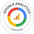 A Google Analytics certified badge to show that Northbase has achieved Google Accreditation in Google Analytics